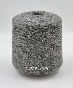 Пряжа Mode 400, сток коллекции Brunello Cucinelli, бэби альпака, шелк, цвет светло-серый 